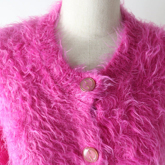 GUCCI cardigan 697578 Nylon pink S