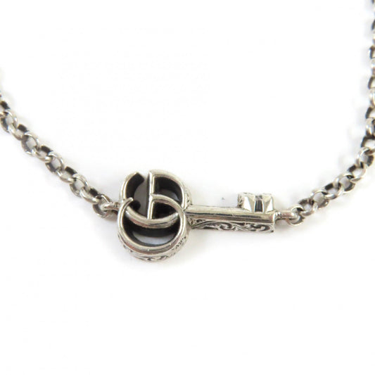 GUCCI bracelet 632207 AG925 Silver double g key bracelet 18