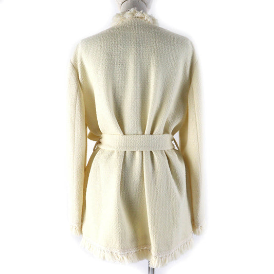 GUCCI coat 643296 wool Ivory 42