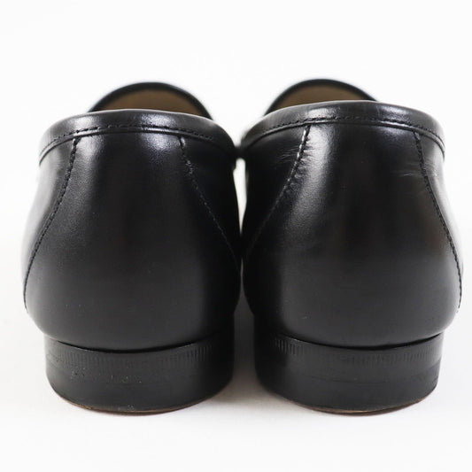 GUCCI loafers leather black 36