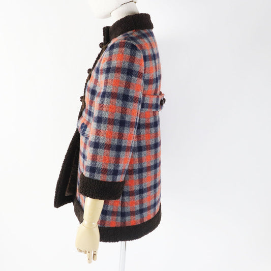 GUCCI coat 633365 wool Multi Rave Like You Are Five 38