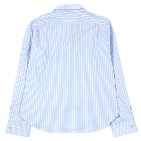 GUCCI Long sleeve shirt 680788 Main: 100% cotton, Part: 100% polyester blue mens 41 Used