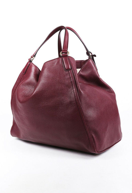 Gucci Bag Soho Large Red Leather GG Tote
