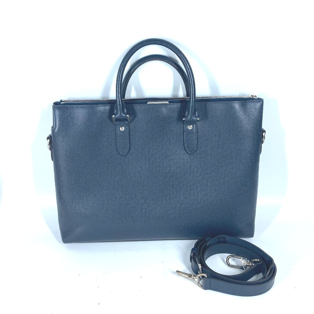 LOUIS VUITTON Business bag M33417 Taiga Leather Navy Taiga Anton