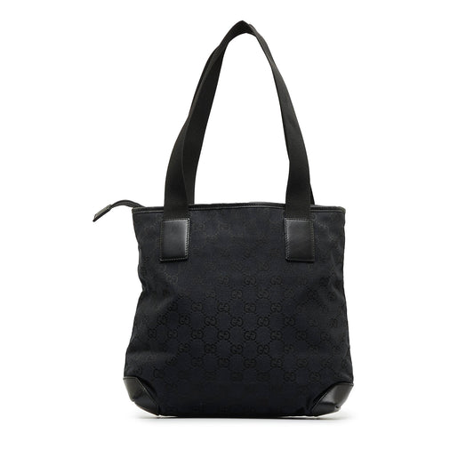 Black Gucci GG Canvas Tote Bag
