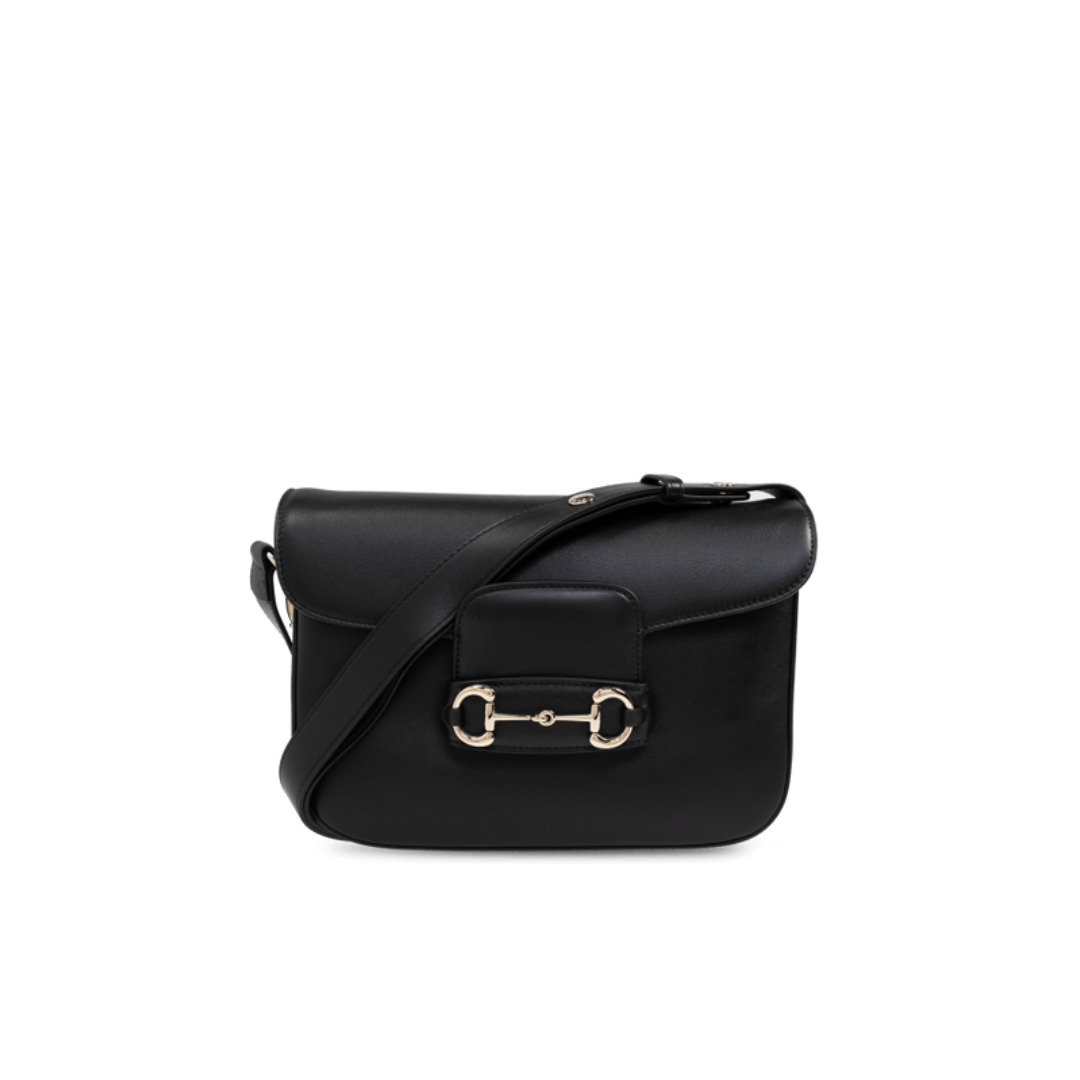 Gucci black Horsebit 1955 small