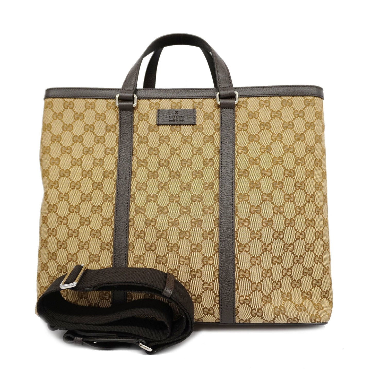 Gucci GG Canvas 2way Bag 449169 GG Canvas HandBag,Shoulder Bag Beige,Brown