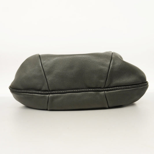 Gucci Marrakech 257029 Women's Leather Shoulder Bag Black