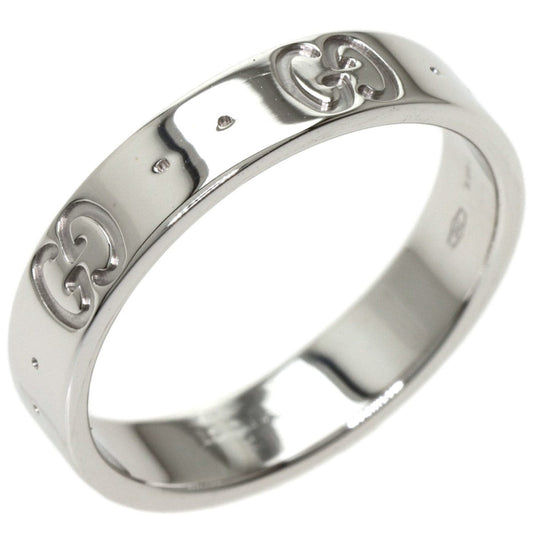 Gucci Icon #10 Ring K18 White Gold Ladies GUCCI