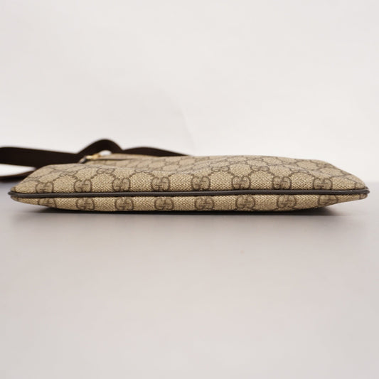 GUCCI GG Supreme 295257 Women's Shoulder Bag Beige,Brown