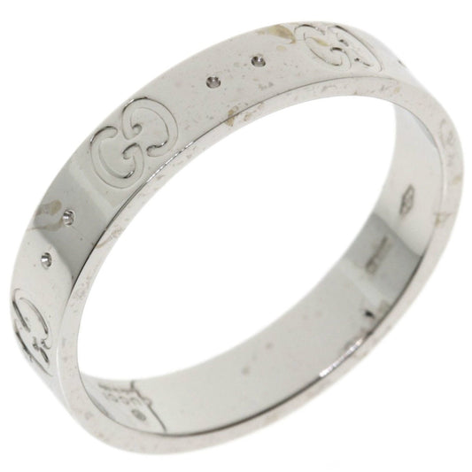 Gucci Icon # 18 Ring / K18 White Gold Men's GUCCI