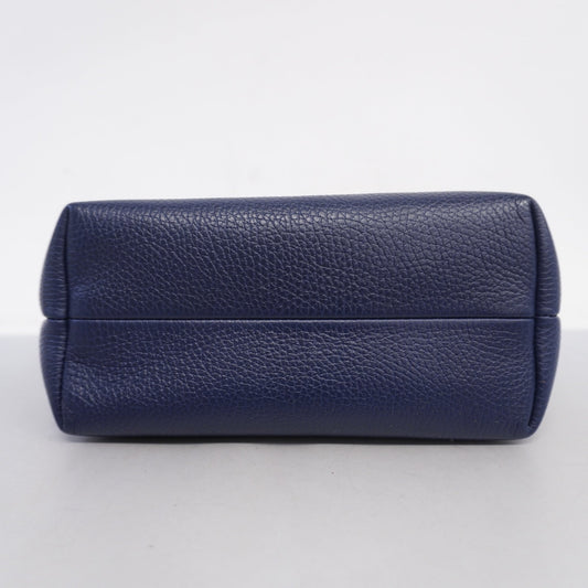 Gucci Children 457195 Leather HandBag Navy,White