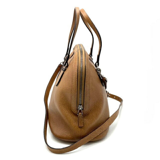 Gucci 2WAY shoulder Bag leather brown 420023 handBag outlet