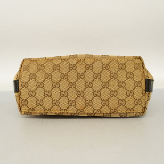 GUCCI GG Canvas Handbag 000 0602 Women's Handbag Beige,Brown