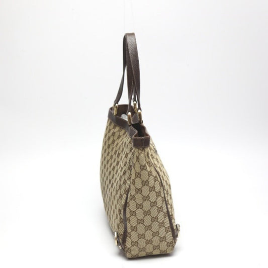 GUCCI handbag GG pattern brown tote bag
