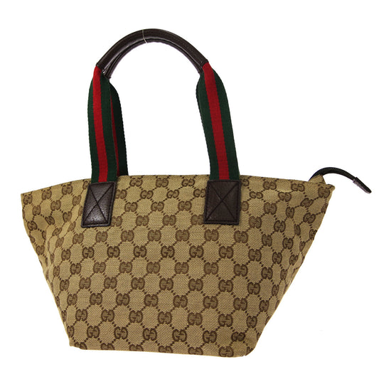 Gucci GG Sherry Line Handbag Beige 57250