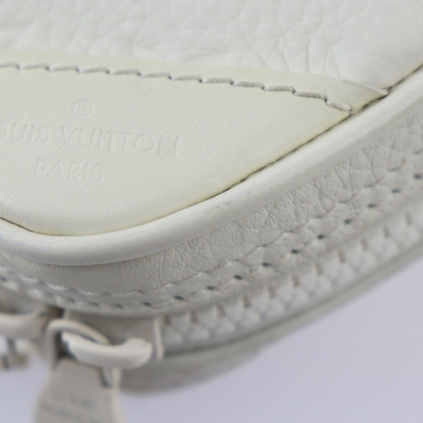 Louis Vuitton Leather Fanny Pack Pouch Sling Bag