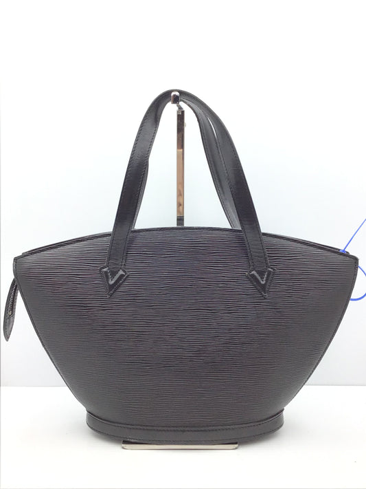 Epi Noir Saint Jacques Shopping Tote By Louis Vuitton Size: Medium