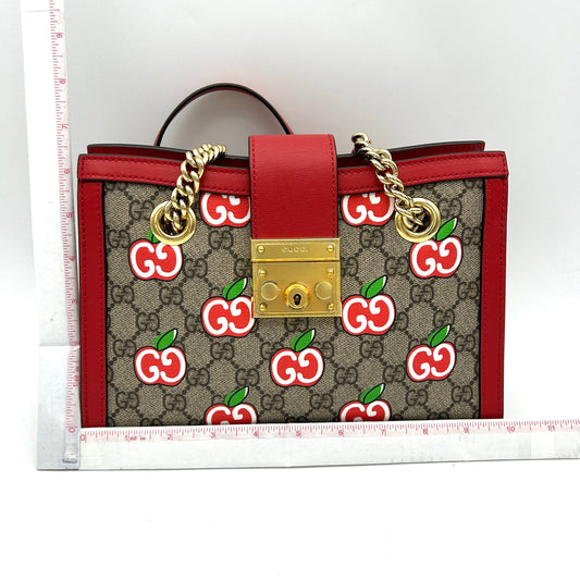 Gucci Gucci GG Supreme Apple Padlock Tote gu8880cc