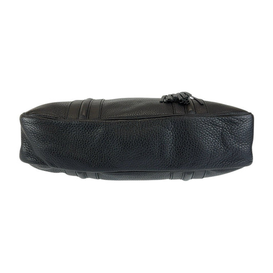 GUCCI Business bag 231850 leather Black SilverMetal Business Bag Briefcase Shoulder Bag 2WAY Bamboo Tassel mens Used