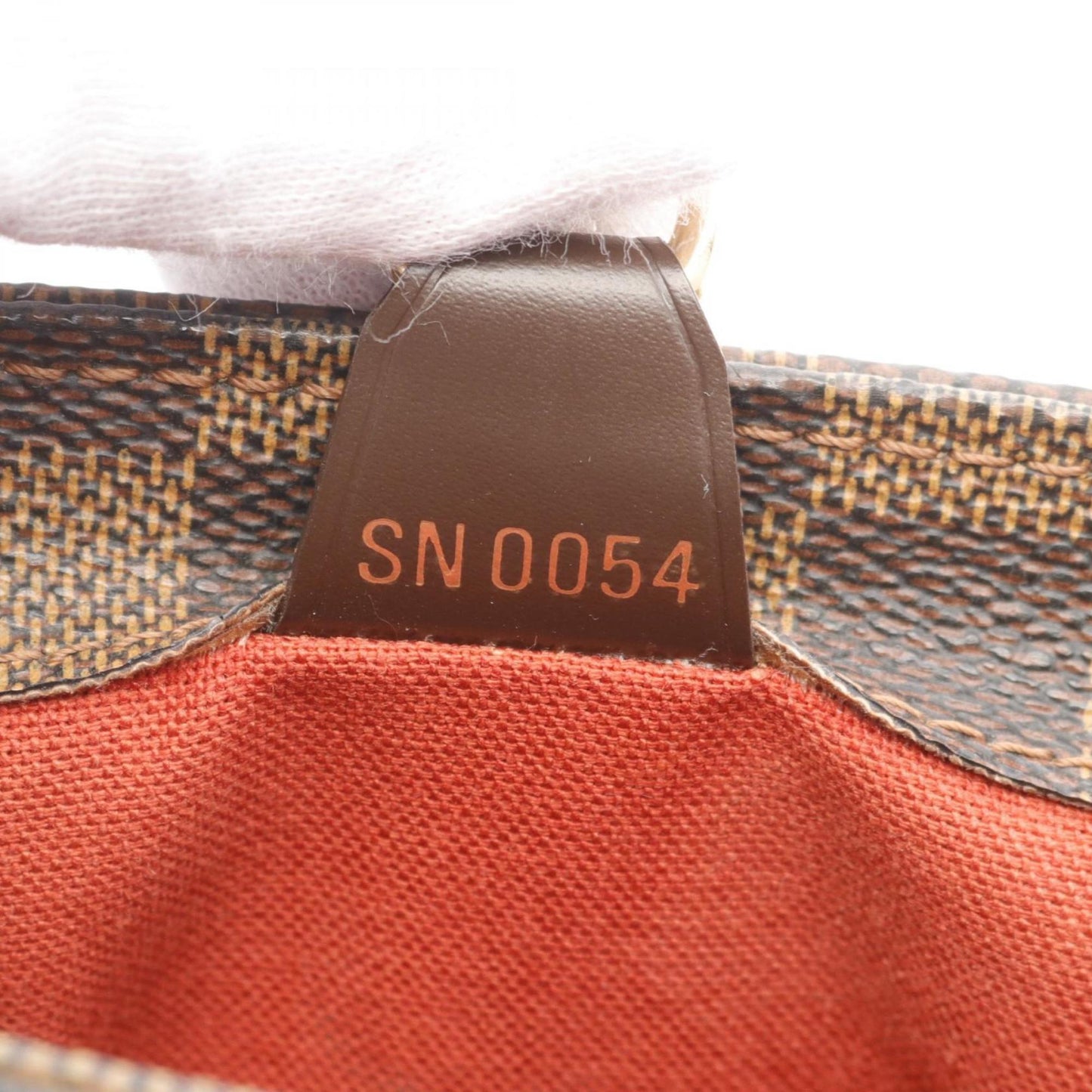 Louis Vuitton Ebene Coated Canvas Leather Handbag