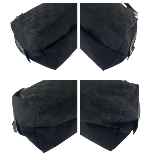 GUCCI Handbag 124542 GG canvas black