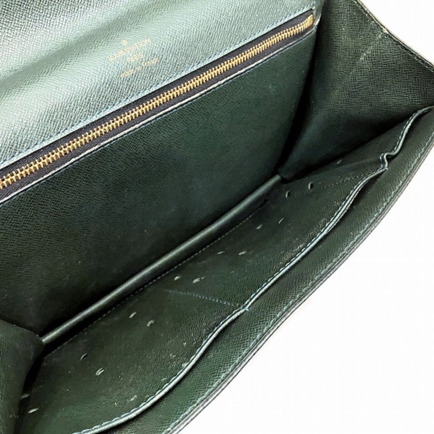 Louis Vuitton Galle Leather Clutch Bag