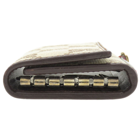 GUCCI Key case Key holder 131928 canvas Brown GG