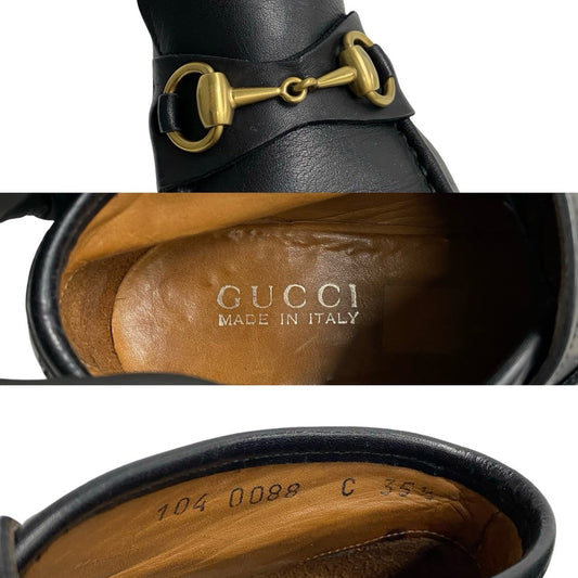 GUCCI boots leather black