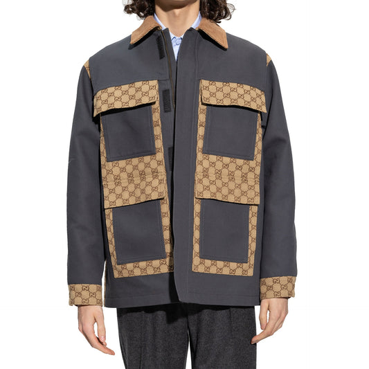 Gucci Gg Supreme Cotton Jacket Men