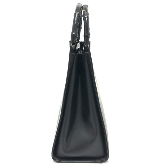 GUCCI Handbag 2058 leather black logo
