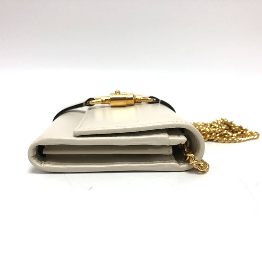 GUCCI Long Wallet Purse 652681 leather white Jackie 1961 Women Used