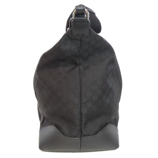 GUCCI Boston Duffel bag 449180 Nylon black GG outlet Women Used