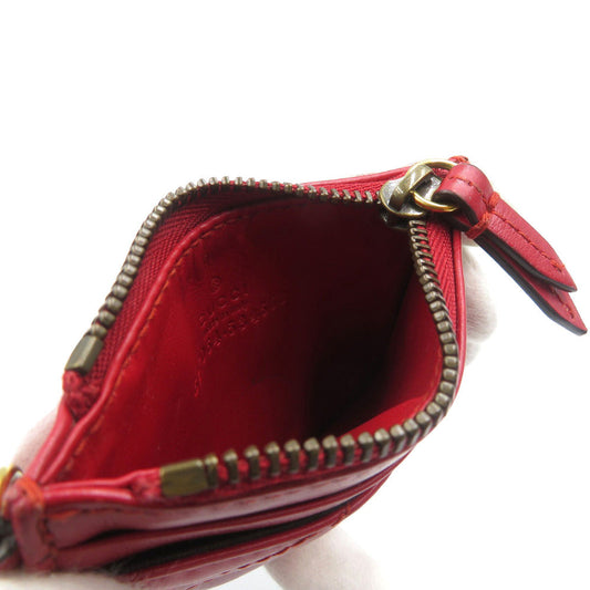 GUCCI Coin case 627064 leather Red GG Marmont
