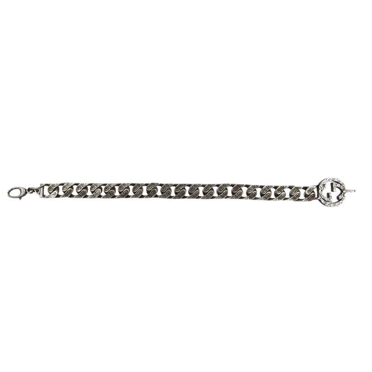 GUCCI bracelet Silver925 Silver Interlocking G Arabesque