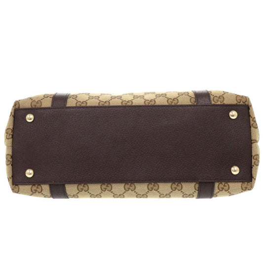 GUCCI Handbag 141470 GG canvas beige Abbey Line GG Canvas