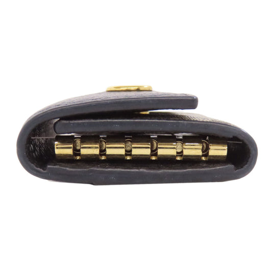 GUCCI Key case Key holder 456118 PVC, Leather Brown Double G GG Marmont Women Used