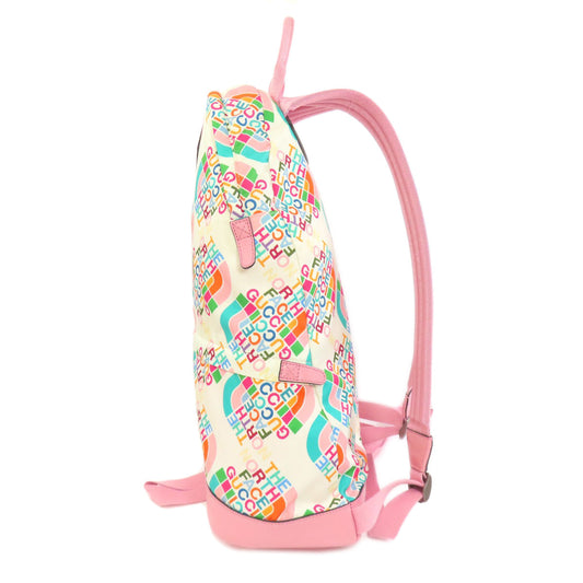 GUCCI Backpack 650288 Nylon white The north face collaboration