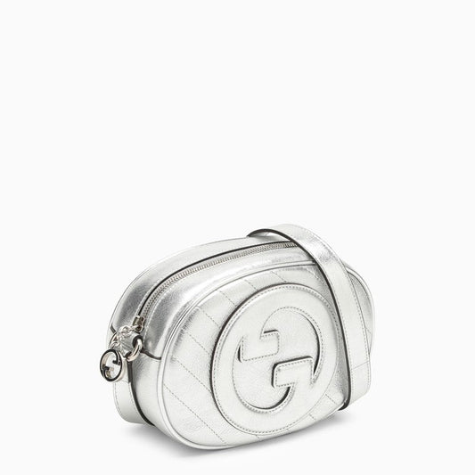Gucci Gucci Blondie Mini Shoulder Bag Silver Women