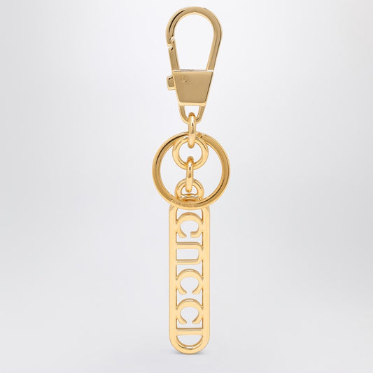 Gucci Golden Key Ring With Logo Women