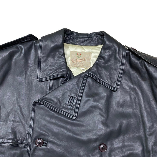 GUCCI Blouson leather black 48