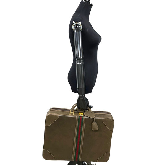 GUCCI Boston Duffel bag leather Brown Sherry line