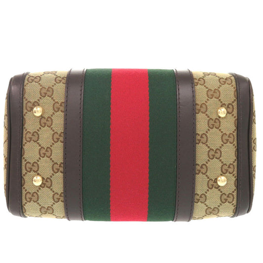 GUCCI Handbag 269876 GG canvas beige Shelly line GG canvas Women Used