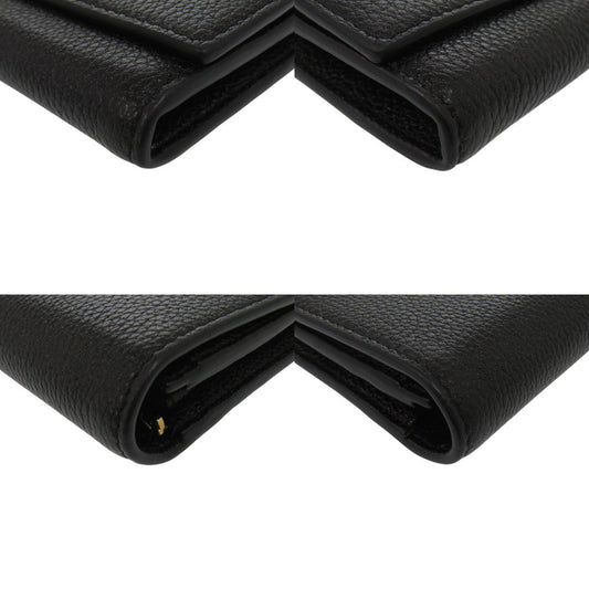 GUCCI Long Wallet Purse 573612 Calfskin black Zumi