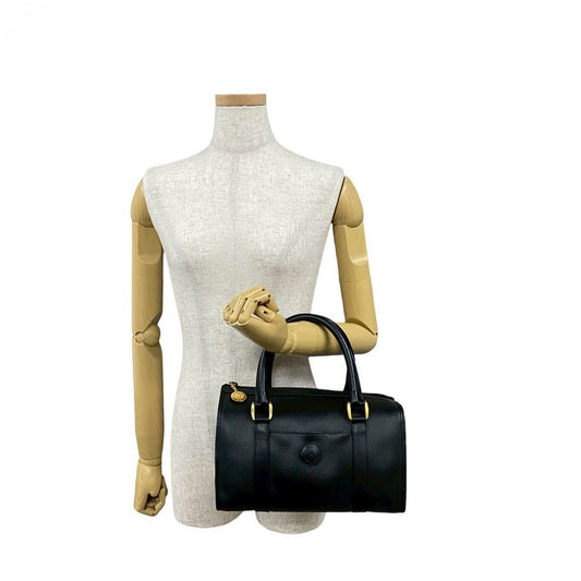 GUCCI Handbag leather black