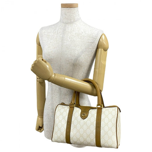 GUCCI Handbag leather white Old Gucci