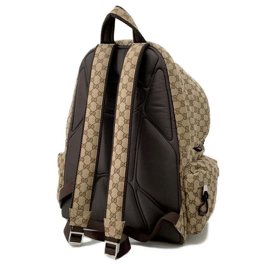 GUCCI Large Backpack Beige 800182 GG Canvas