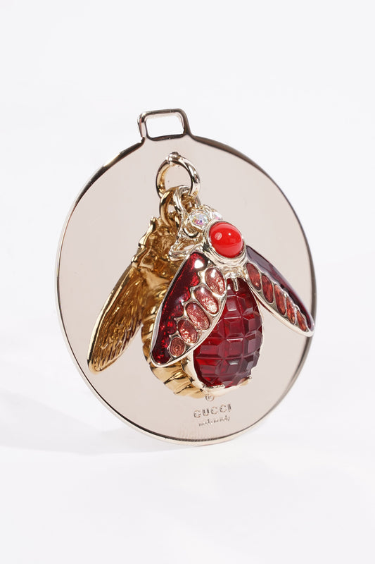 Gucci Bee Charm Red / Silver Base Metal