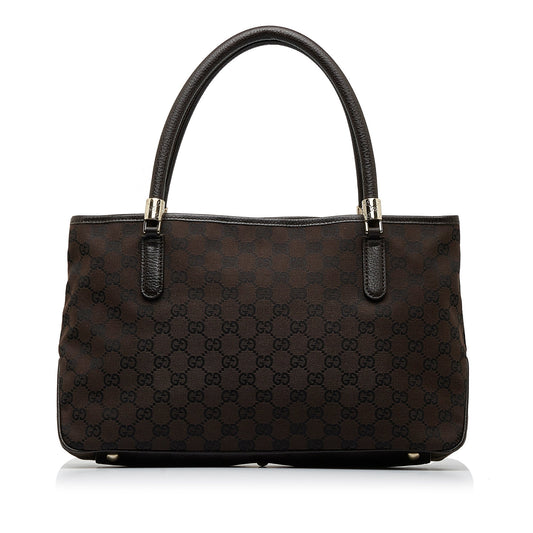 Brown Gucci GG Canvas Tote