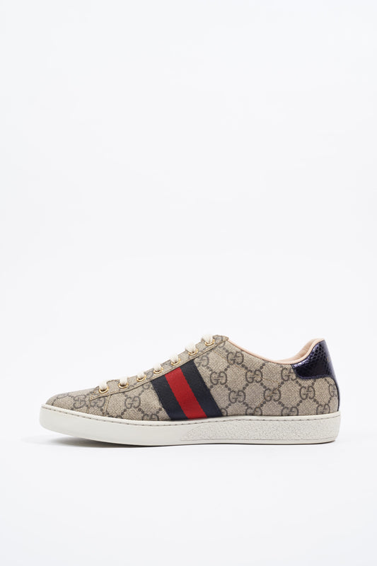 Gucci Ace Supreme / Navy / Red EU 37.5 / UK 4.5